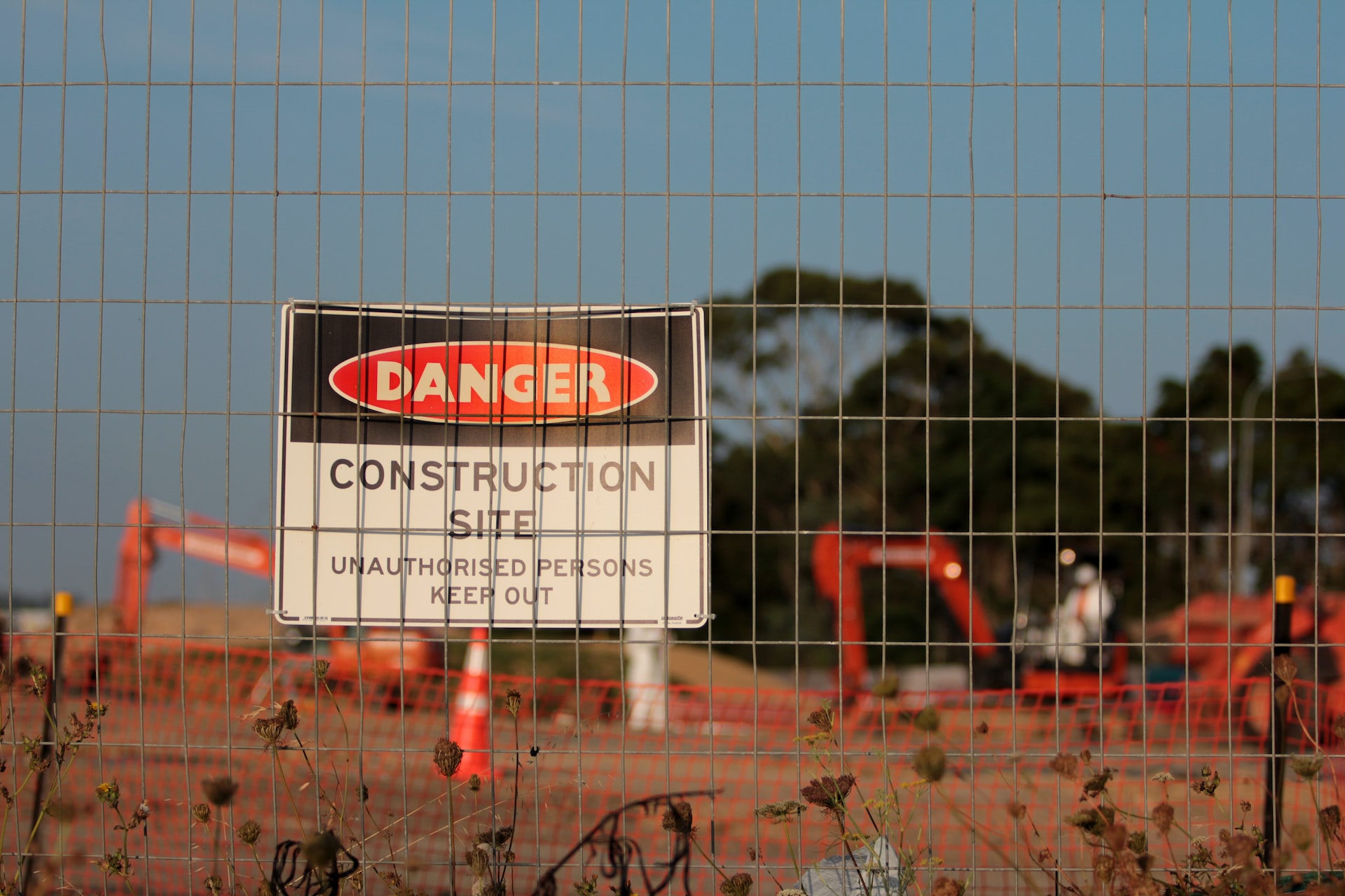 Demolition sign