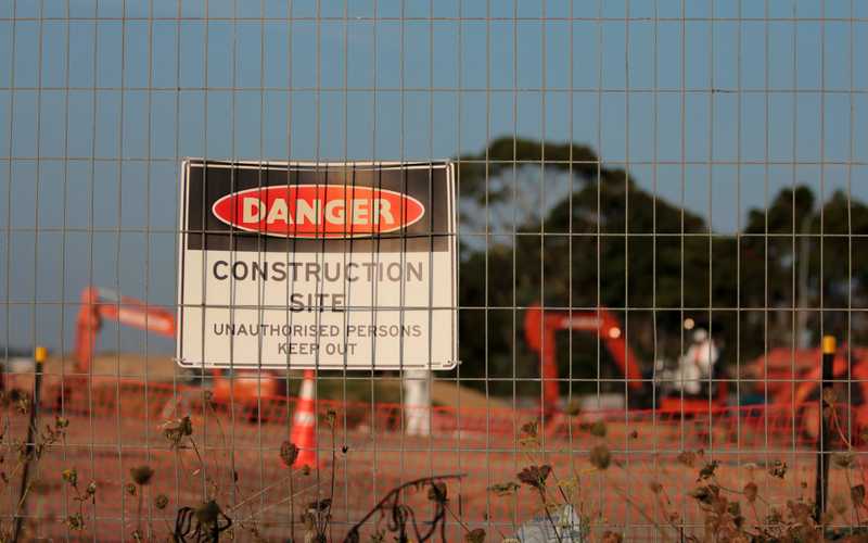 Demolition sign